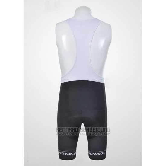 2011 Fahrradbekleidung Colnago Wei und Shwarz Trikot Kurzarm und Tragerhose