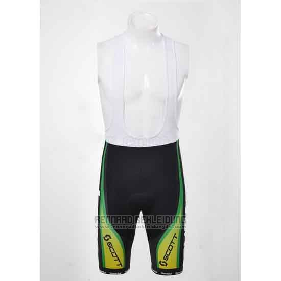 2012 Fahrradbekleidung GreenEDGE Shwarz und Grun Trikot Kurzarm und Tragerhose - zum Schließen ins Bild klicken