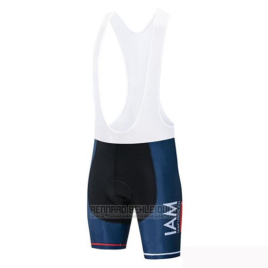 2019 Fahrradbekleidung IAM Rot Wei Trikot Kurzarm und Tragerhose