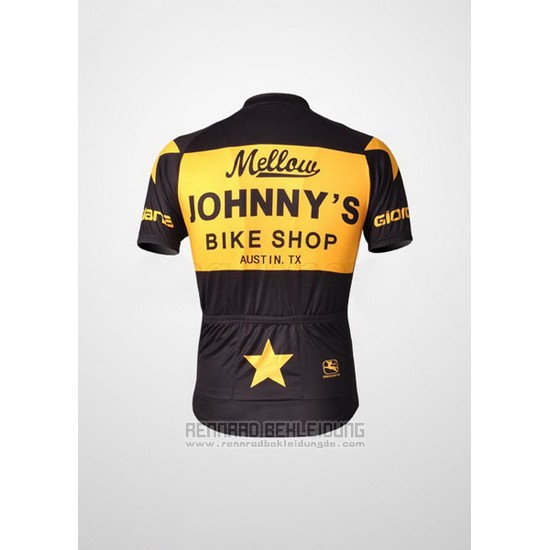 2010 Fahrradbekleidung Johnnys Gelb und Shwarz Trikot Kurzarm und Tragerhose - zum Schließen ins Bild klicken