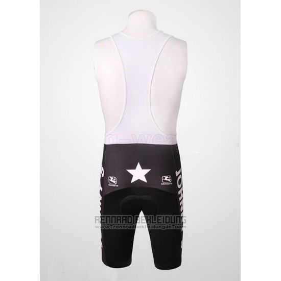 2010 Fahrradbekleidung Johnnys Gelb und Shwarz Trikot Kurzarm und Tragerhose