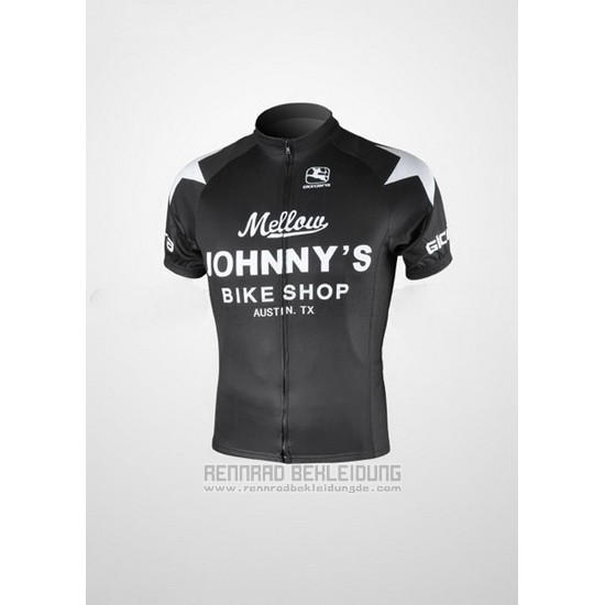 2010 Fahrradbekleidung Johnnys Shwarz Trikot Kurzarm und Tragerhose