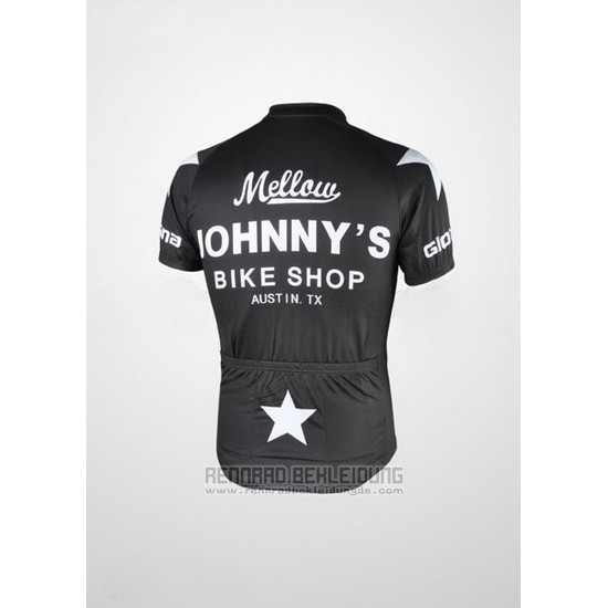 2010 Fahrradbekleidung Johnnys Shwarz Trikot Kurzarm und Tragerhose