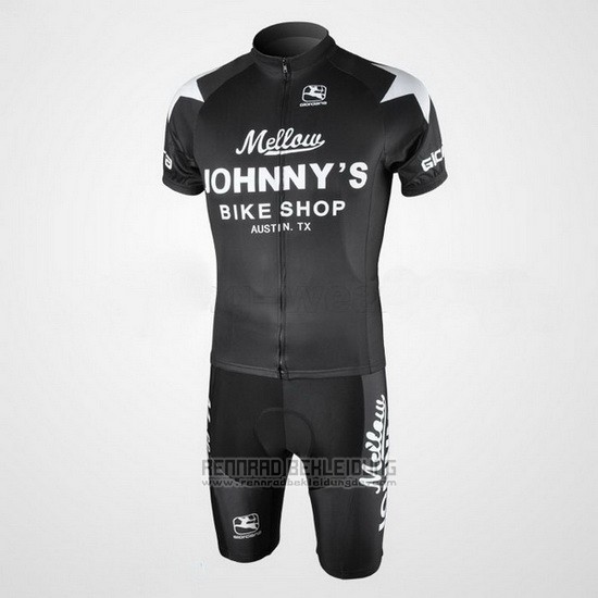 2010 Fahrradbekleidung Johnnys Shwarz Trikot Kurzarm und Tragerhose