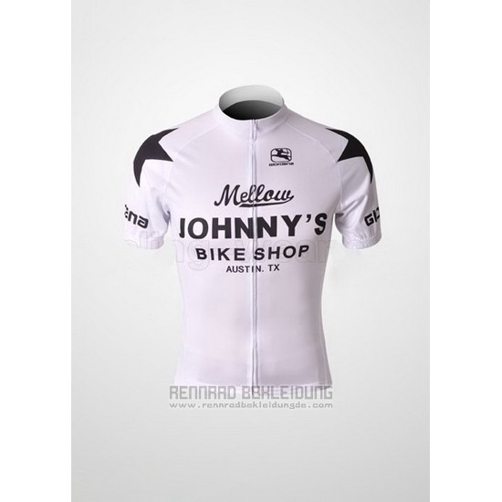 2010 Fahrradbekleidung Johnnys Shwarz und Wei Trikot Kurzarm und Tragerhose