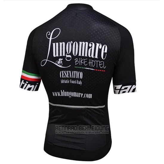 2018 Fahrradbekleidung Lungomare Shwarz Trikot Kurzarm und Tragerhose - zum Schließen ins Bild klicken