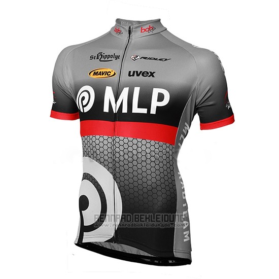 2013 Fahrradbekleidung MLP Team Bergstrasse Grau Trikot Kurzarm und Tragerhose