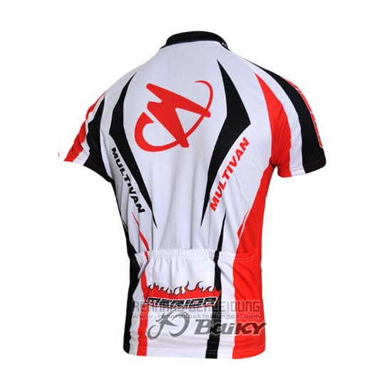 2011 Fahrradbekleidung Merida Shwarz und Rot Trikot Kurzarm und Tragerhose