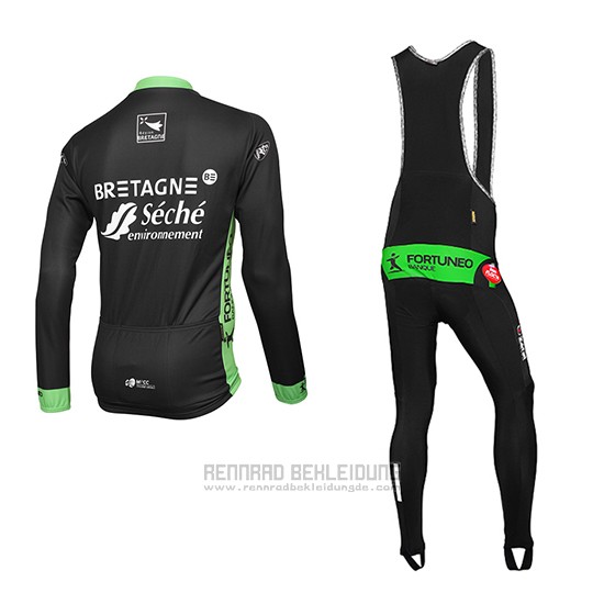 2016 Fahrradbekleidung Seche Wei Trikot Langarm und Tragerhose