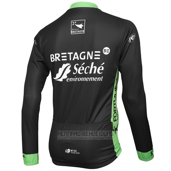 2016 Fahrradbekleidung Seche Wei Trikot Langarm und Tragerhose