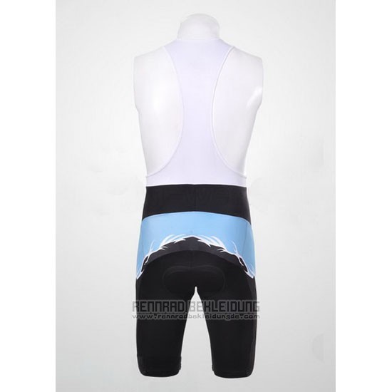 2011 Fahrradbekleidung Subaru Azurblau und Shwarz Trikot Kurzarm und Tragerhose