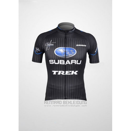 2012 Fahrradbekleidung Subaru Shwarz Trikot Kurzarm und Tragerhose