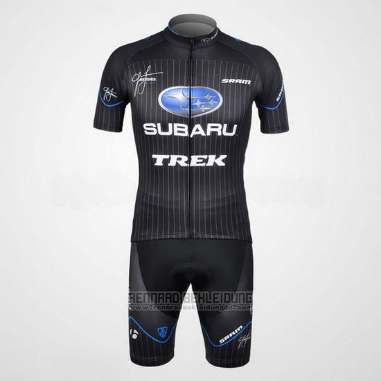 2012 Fahrradbekleidung Subaru Shwarz Trikot Kurzarm und Tragerhose - zum Schließen ins Bild klicken