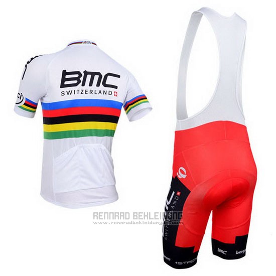 2013 Fahrradbekleidung UCI Weltmeister BMC Trikot Kurzarm und Tragerhose - zum Schließen ins Bild klicken