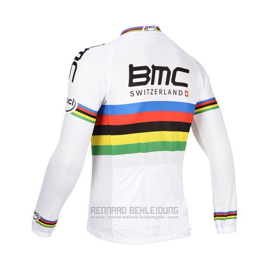 2013 Fahrradbekleidung UCI Weltmeister BMC Trikot Langarm und Tragerhose - zum Schließen ins Bild klicken