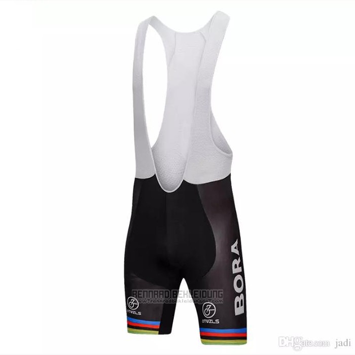 2018 Fahrradbekleidung UCI Weltmeister Bora Wei Trikot Kurzarm und Tragerhose - zum Schließen ins Bild klicken