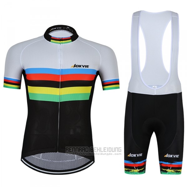 2018 Fahrradbekleidung UCI Weltmeister Jokvie Trikot Kurzarm und Tragerhose - zum Schließen ins Bild klicken