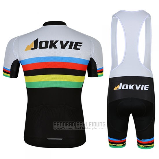 2018 Fahrradbekleidung UCI Weltmeister Jokvie Trikot Kurzarm und Tragerhose - zum Schließen ins Bild klicken