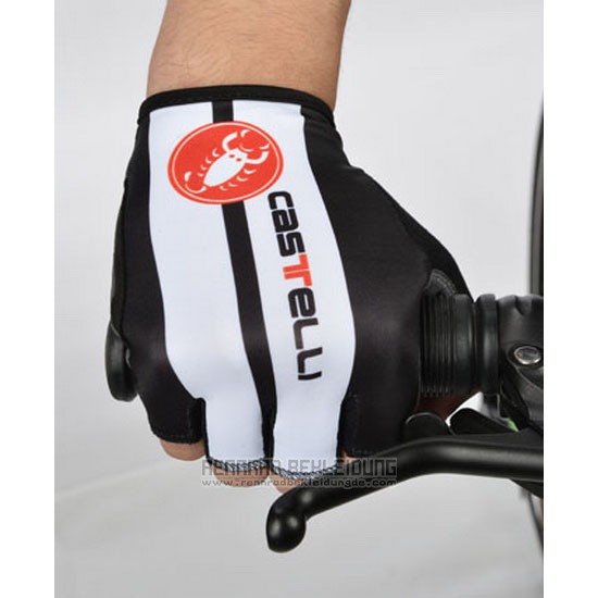 2012 Castelli Handschuhe Radfahren Wei und Shwarz