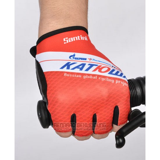2014 Katusha Orica Handschuhe Radfahren