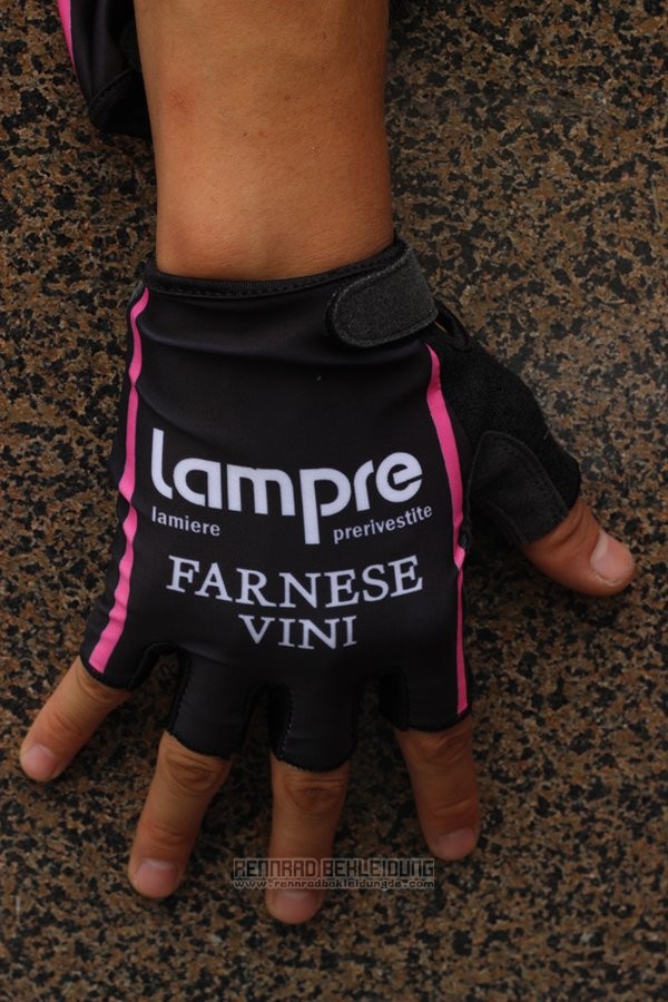 2014 Lampre Handschuhe Radfahren Shwarz