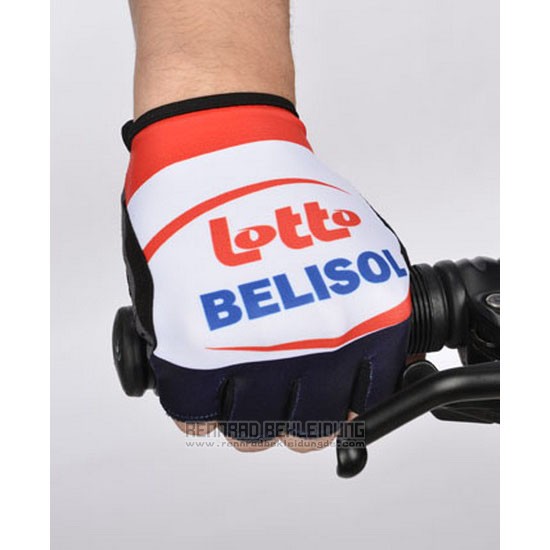 2014 Lotto Handschuhe Radfahren Rot