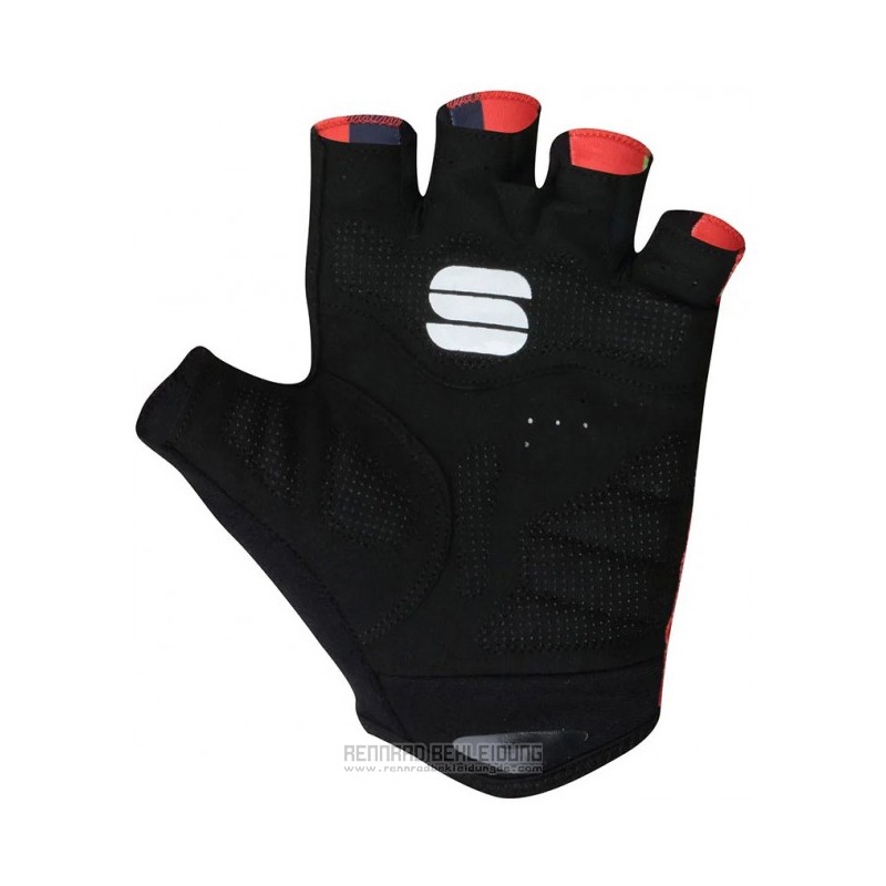 2019 Bahrain Merida Handschuhe Radfahren