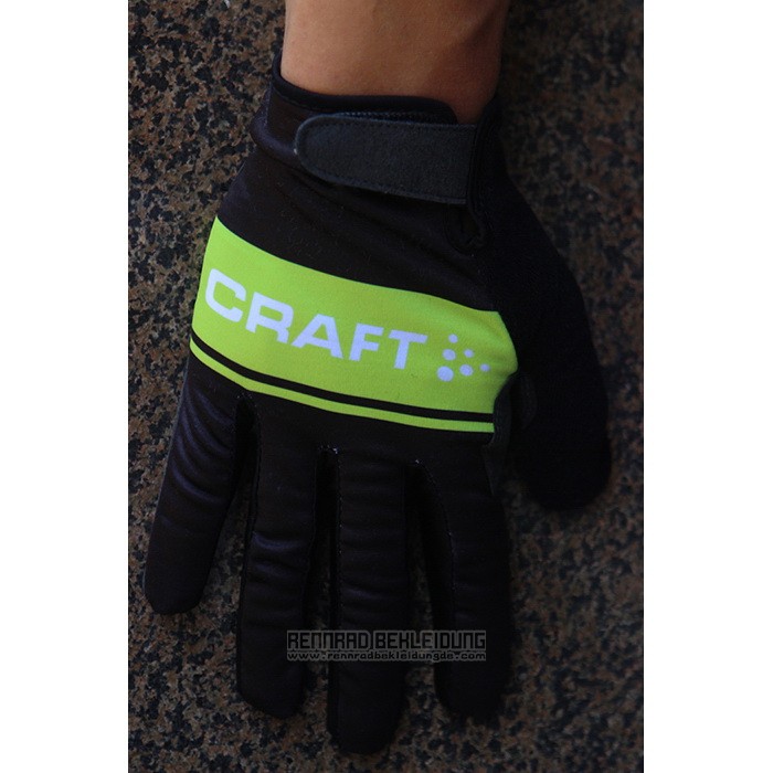 2020 Craft Langfingerhandschuhe Radfahren Shwarz Grun