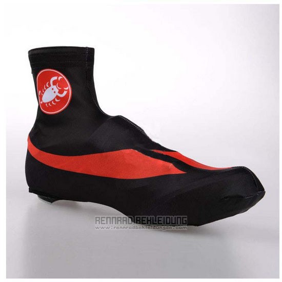 2014 Castelli Zeitfahruberschuhe Radfahren Rot und Shwarz